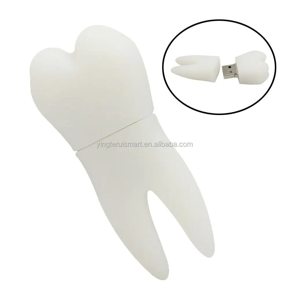 100% Real Capacity Tooth Shape USB Flash Drives 4GB 8GB 16gb 32GBG 64GB Teeth Pen Drive USB Disk Flash Memory Stick - ANKUX.COM