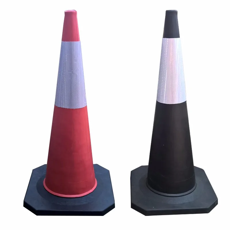 pink traffic cone