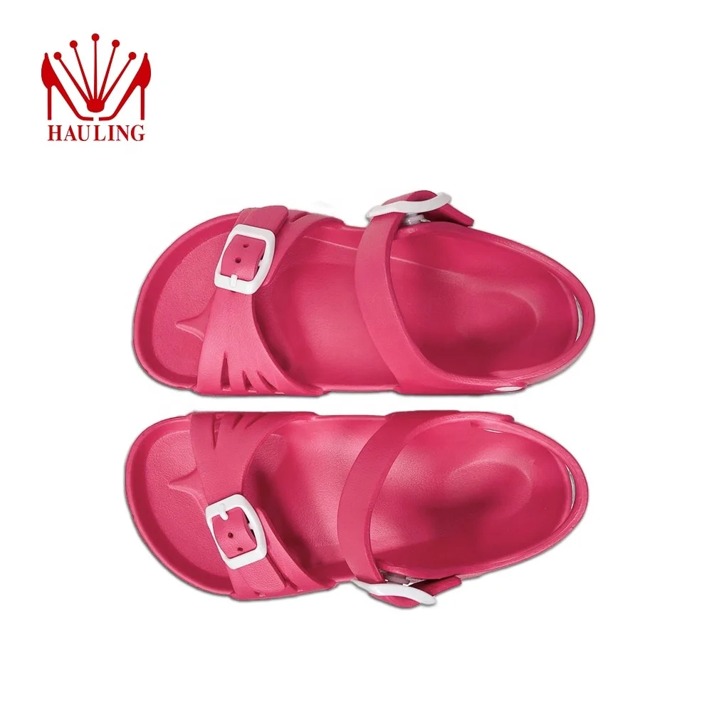 
Outdoor EVA Comfortable Adjustable Strap Sandals Slippers for Adult and Children EVA Foam Shoe Sole Slipper 