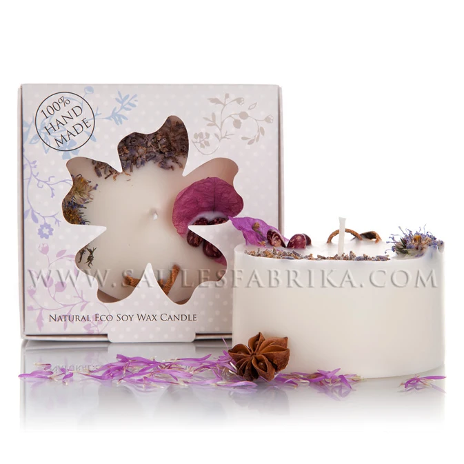 2 Eco Soy Wax Candle SAULES FABRIKA