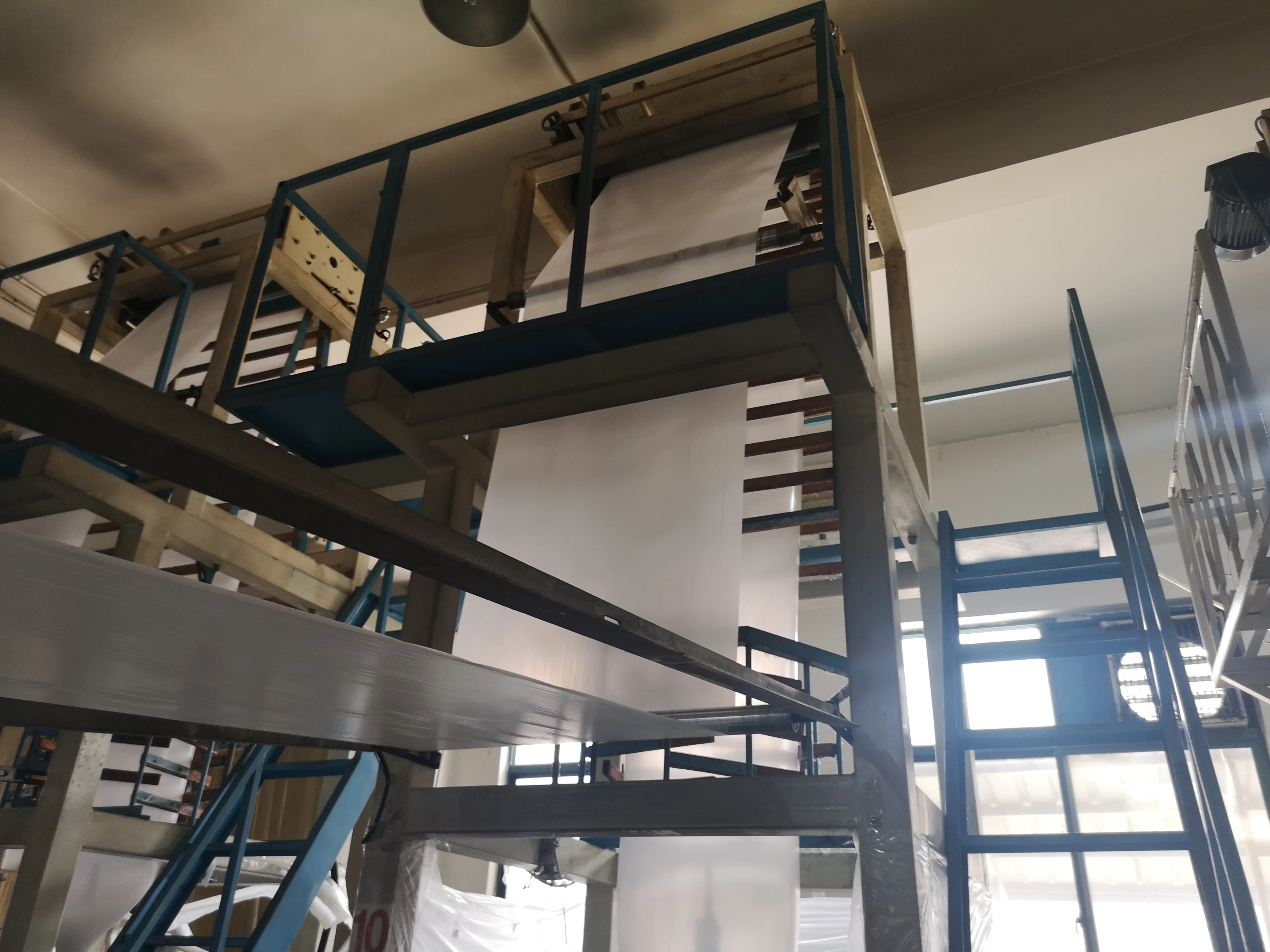 
China high quality best sell pvc pe plastic film blowing blown film extrusion machine 