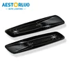 LED Glossy Black Chromed Sidemarker with Grey Len for E81 E82 Ei87 E88 E90 E91 E92 E93 E60 E61 F10 Amber Led Side Marker