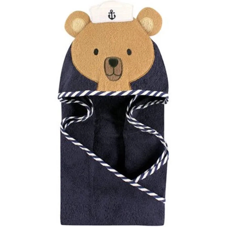 100 Cotton Baby Bath Towel With Hood Custom Animal Hooded Baby Bath