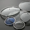 Flat glass lid with logo for cookware parts