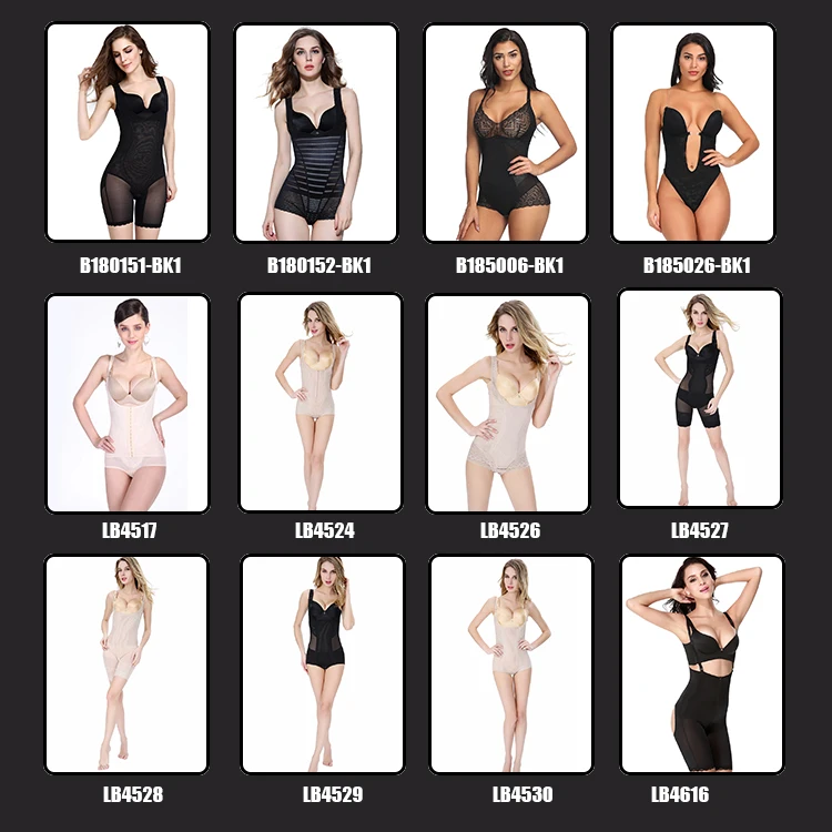 Hot sale Nude 3 hooks body shapers natural silk