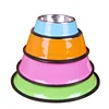 Ski Group Of New Arrival Stainless Steel Color Coating Pet Product Dog Food Bowl