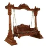 Indian Vintage & Antique Decorative Royal Carved Solid Wood Rajasthani Jhoola Swing