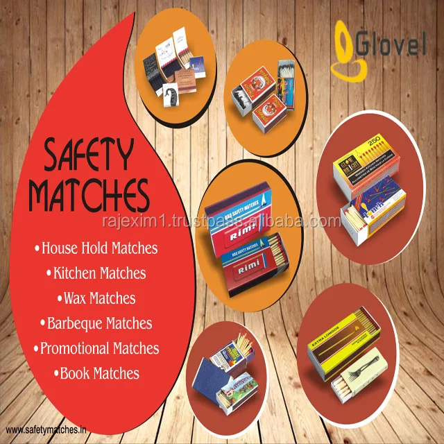 Barbeque Safety Matches, long stick matches