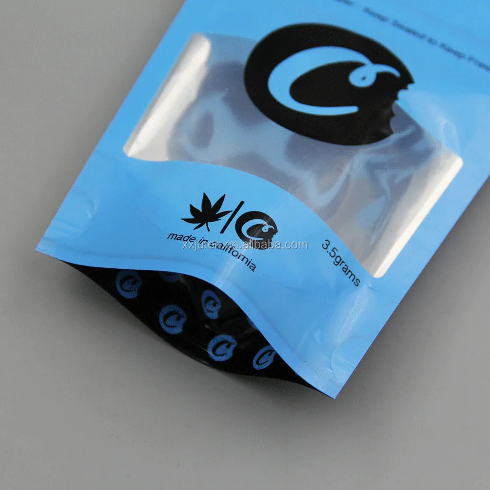 Custom Cookies Weed Packaging Bag Plastic Stand Up Ziplock Packaging