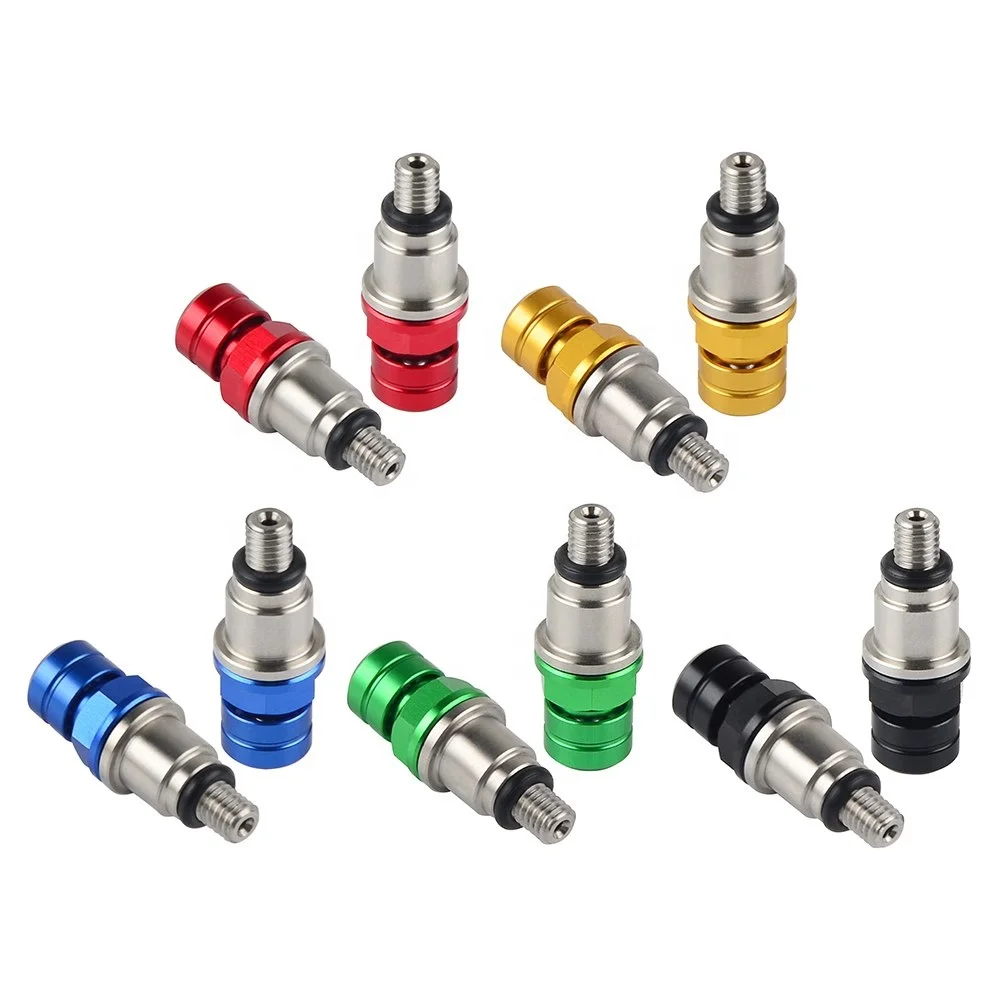 Nicecnc Dirt Bikes M5x0.8 Fork Air Bleeder Valves For Yamaha Yz450fx Yz250x 20162020 Yz250 Yz80