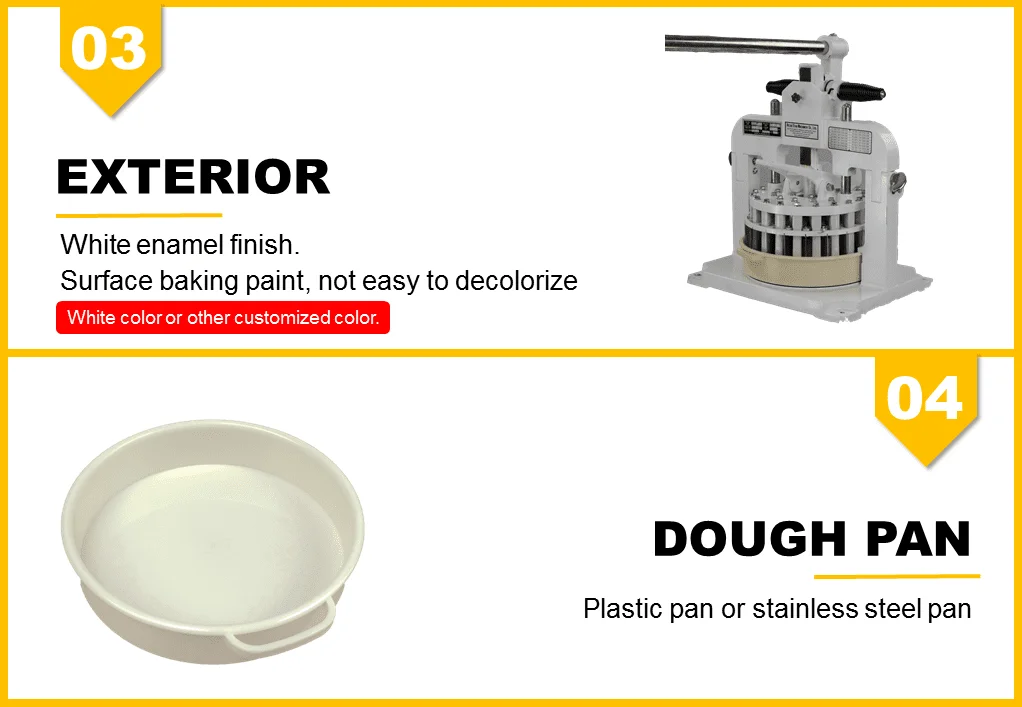 Manual Dough Divider Cutter Bakery Baking Machines Flour Cutting Machine 30g 100g Table Top