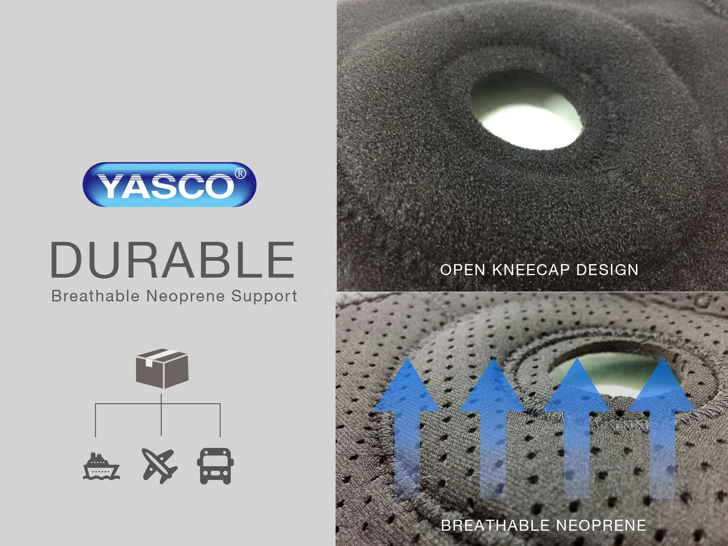 
Knee Support, Open-Patella Brace for Arthritis, Joint Pain Relief, Injury Recovery with Adjustable Strapping & Breathable 