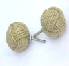 48MM Die Pair of Jute Rope Shelves/Cabinet Drawer Pulls Knobs by Roorkee Instruments India lot of 10