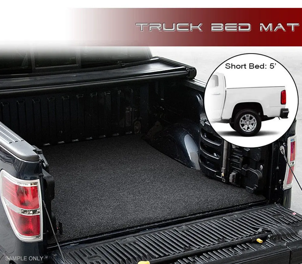 Automotive Truck Bed Mats Bed 72 Topline Autopart Black Rubber Diamond