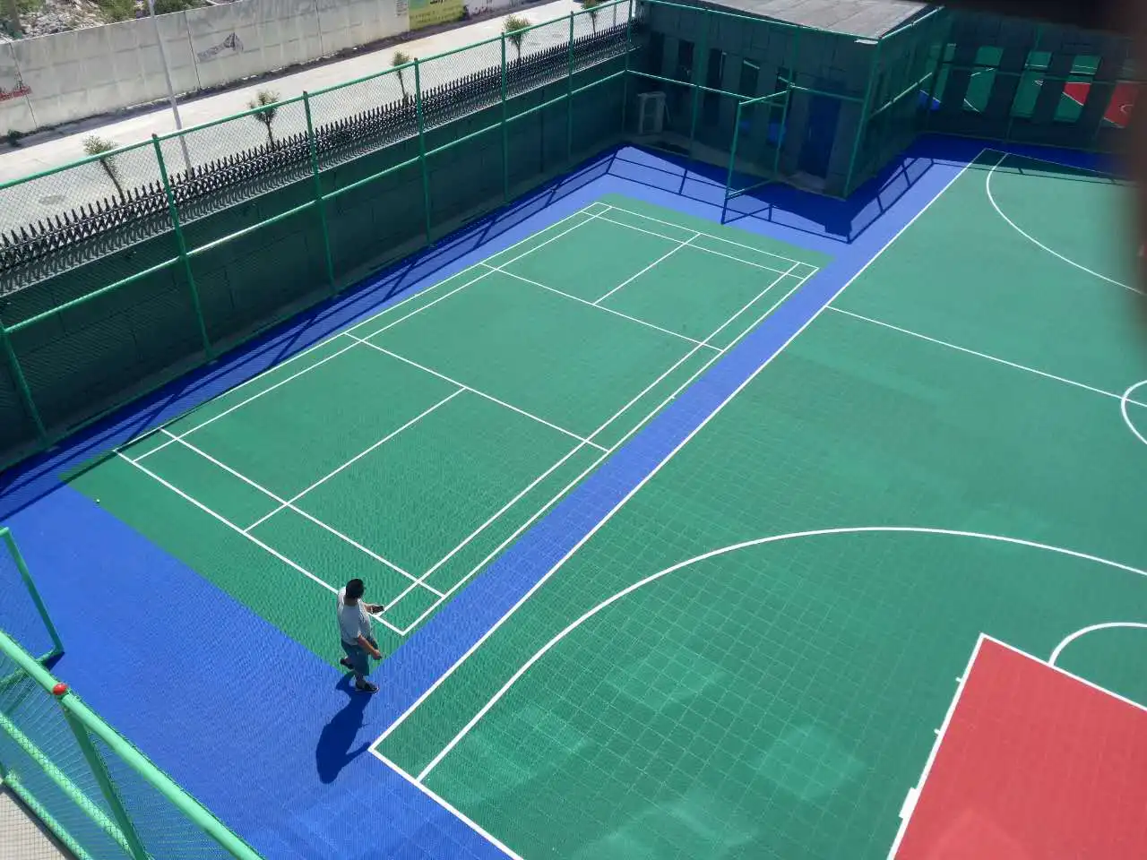 Portable Outdoor Pp Plastic Interlocking Sports Floor For Basketball