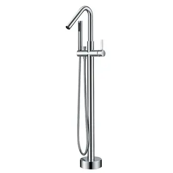 Hole Sale Tub Faucet Chrome Polished Floor Mounted Bathtub Shower