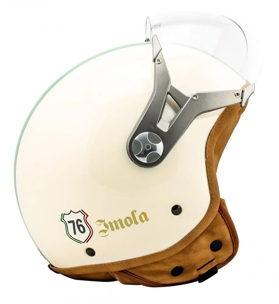 Visor /· incl SOXON SK-55 Kids Imola /· Jet-Helmet Bobber Chopper Mofa Motorcycle-Helmet Vintage Vespa-Helmet Pilot Cruiser Retro Kids-Helmet Kids Jet-Helmet Kids Biker Scooter-Helmet /· ECE certified /· incl Cloth Bag /· Be