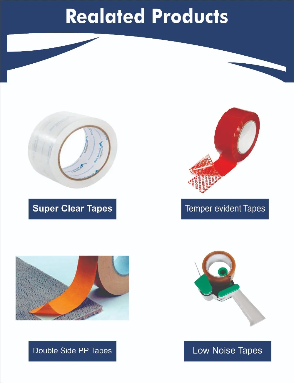 Customized Rubber Adhesive Opp Film Based Clear Brown Cold Storage Low