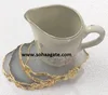 White D Salt Agate Coasters : 5 Inch + Agate Slices : Wholesale Coasters
