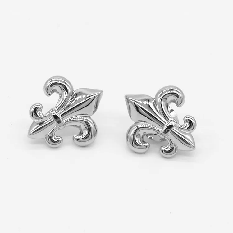 Custom logo fleur de lis lapel pin making supplies.jpg