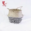 Wholesale belly seagrass basket collaboration with princess tassel