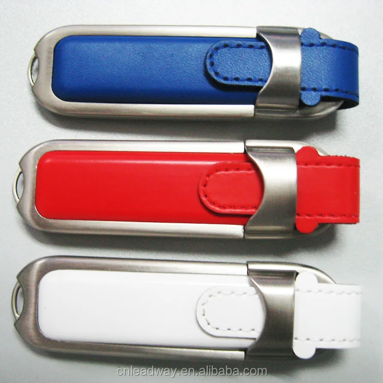 cost price high quality PU leather and real leather usb 16gb 32gb 64gb custom embossing logo - ANKUX.COM