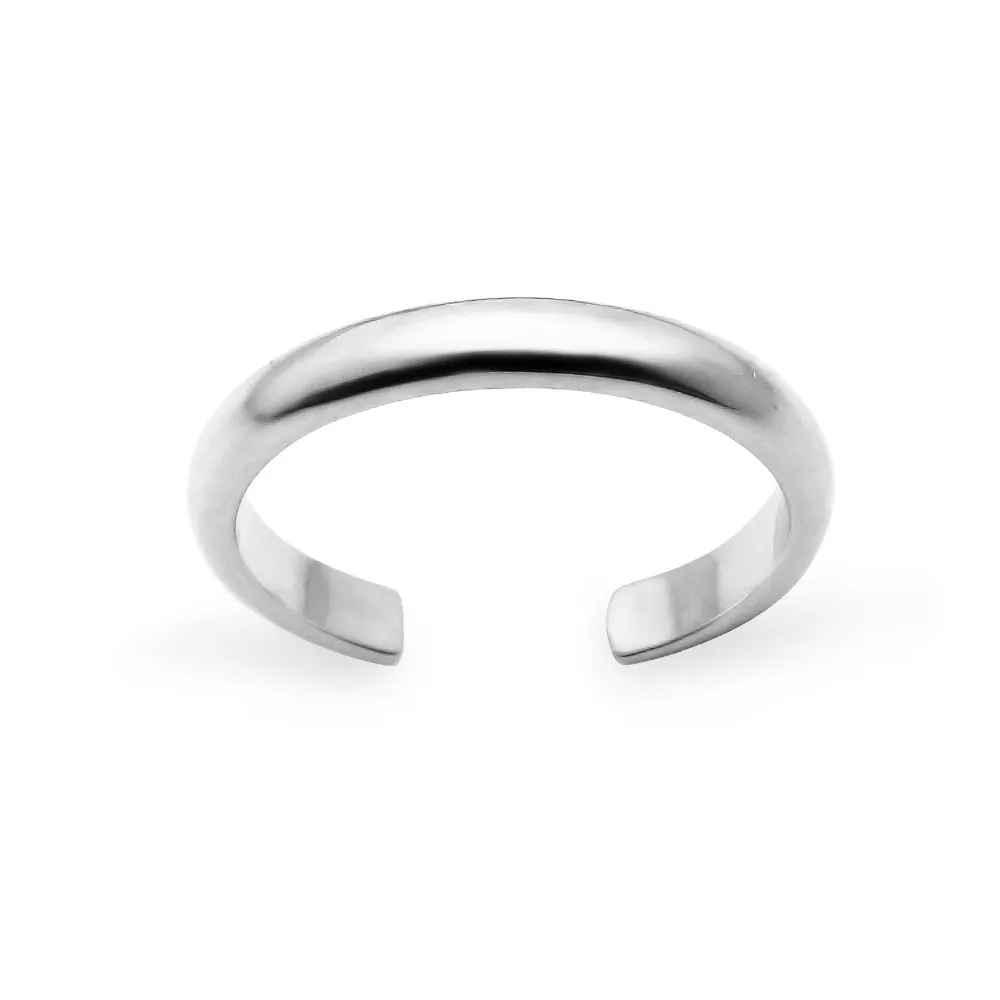Sterling Silver Plain Simple Adjustable Toe Ring - Buy Cheap Toe Ring ...