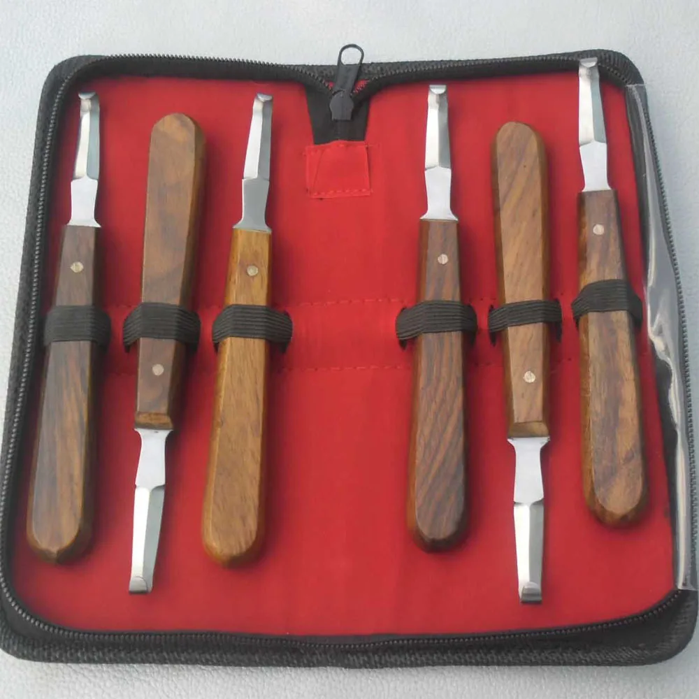 Veterinary Dental Instruments Set Of Hoof Knives Cattle Hoof Trimmer ...