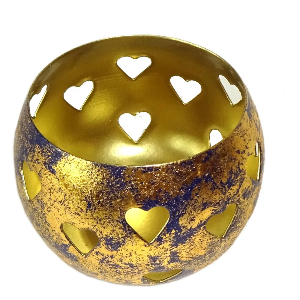 Tea Light Holder Cheap Metal Designer Candle Holder Garden Decoration Item Crystal Votive Tea