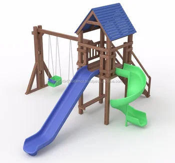 children's outdoor wooden swing sets