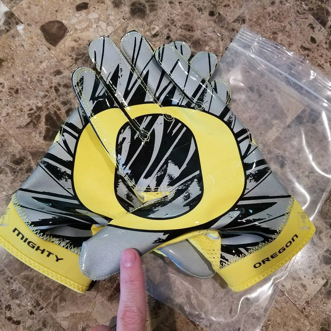 American Football Receiving Gloves With Usa Flag Printed Buy