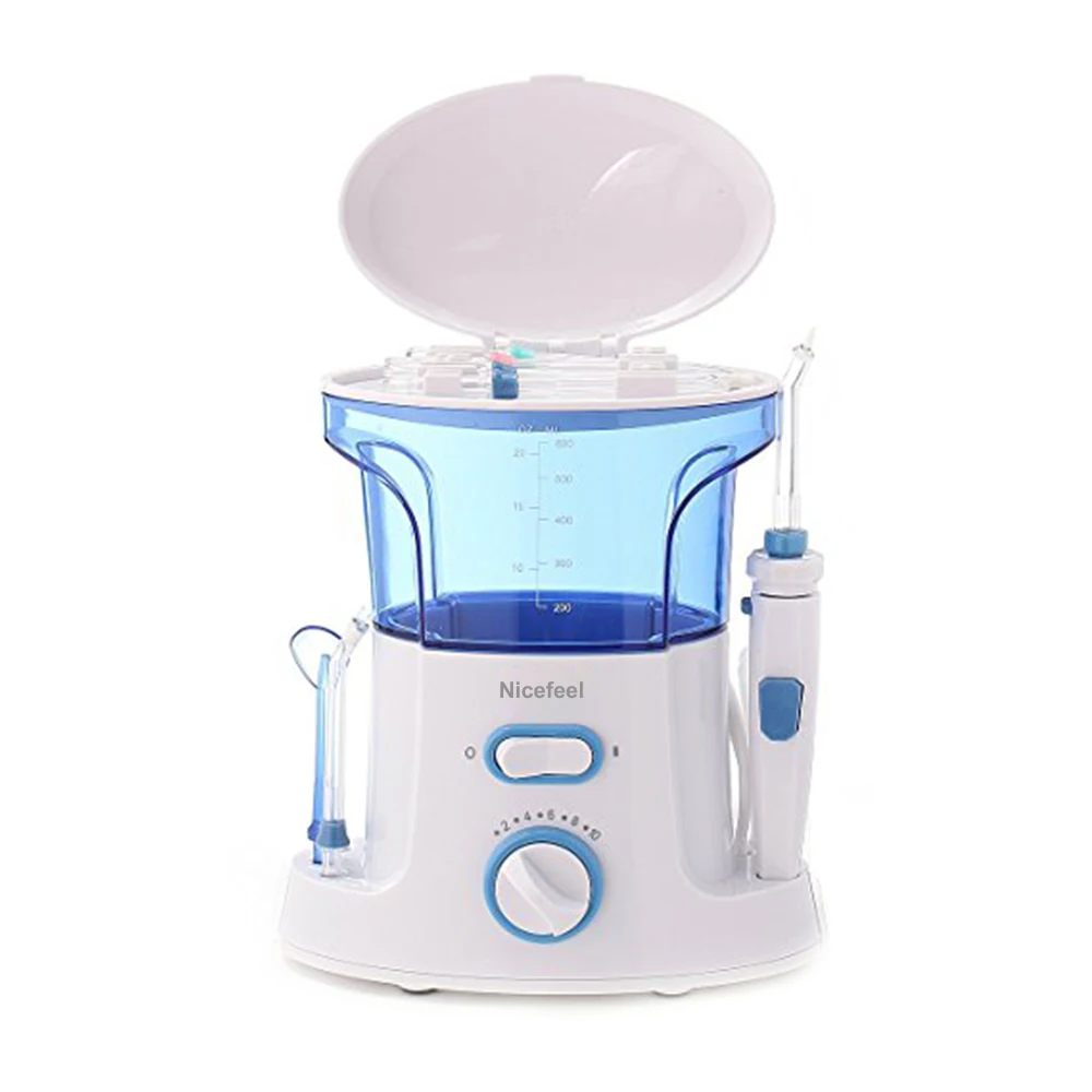 
Professional Water Dental Flosser for Home & Travel - Leak-Proof Electric Quiet Design Oral Irrigator with7 Interchangeable Nozz 