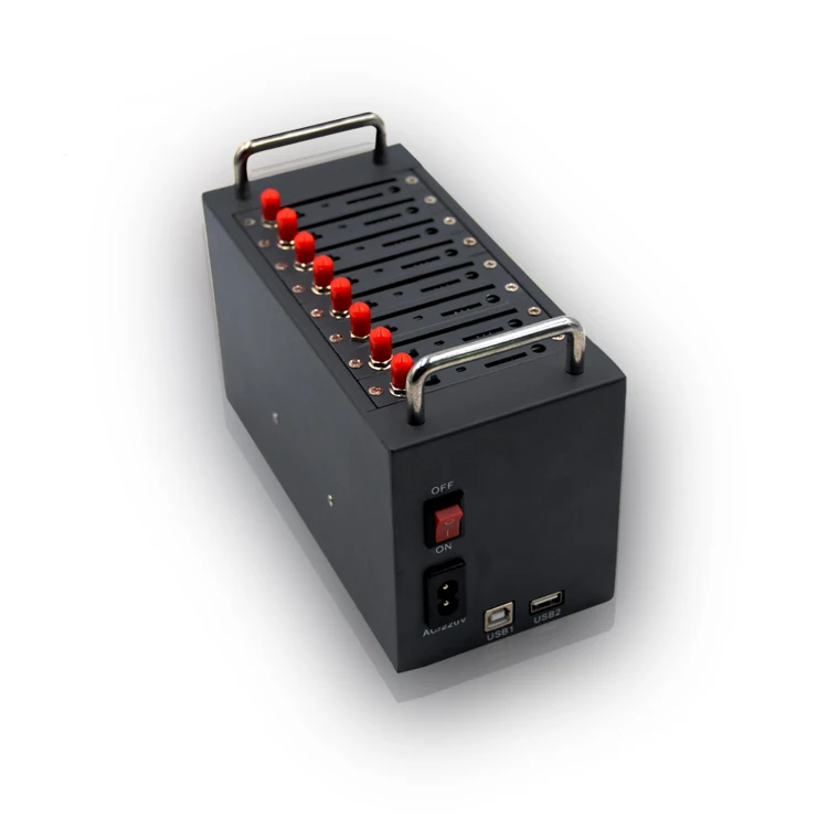 

Good working GSM 8 ports bulk SMS modem receive sms online simbox