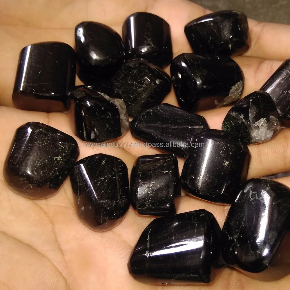 Bulk Wholesale Healing Crystal Tumbled Stones, Black Tourmaline Tumbled Gemstones For Sale, Decor, Healing and Meditation