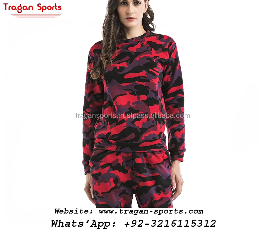 red camo tracksuit