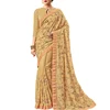 Simple Looking Saree Is Here With In Beige Color Paired With Beige Colored Blouse.