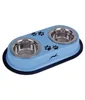 Ski Group Of Double Diner Dog Bowl Cast Iron Dog Bowl