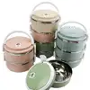 High Quality Multicolor Stackable Stainless Steel Vacuum Bento Lunch Box