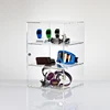 Customized Made Acrylic Camera Display Cabinet Clear Acrylic Handphone Showcase With Secure Lock