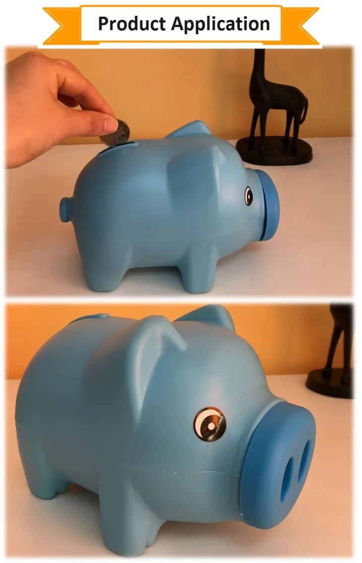 Direct Factory Wholesale Plastic Pig Piggy Banks Buy Pig Money Box Ps Piggy Bank,Animal Style