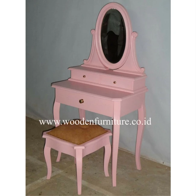 childrens wooden makeup table