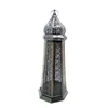 Moroccan Style Iron Material Type Etched Lantern suitable for Home Decor.