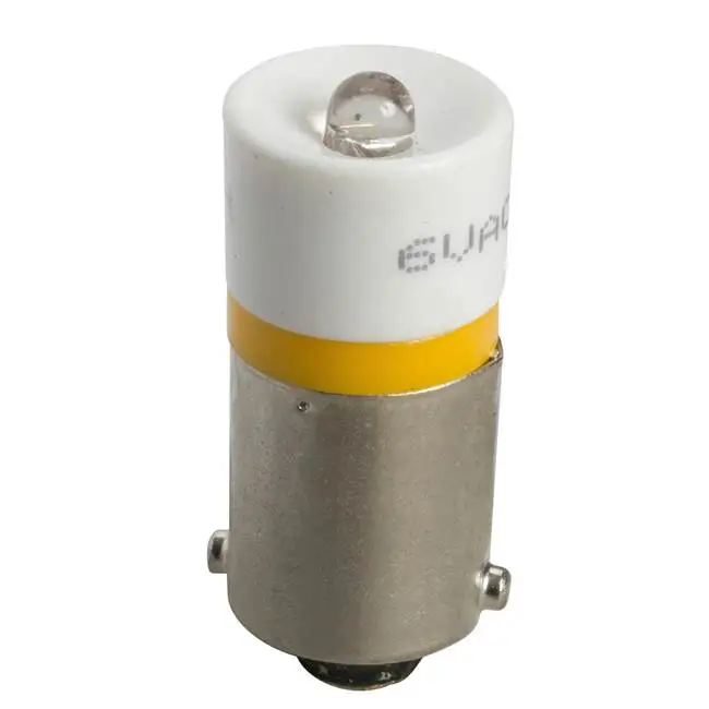 Schneider quality push button 24 V AC/DC LED bulb with BA9s base orange