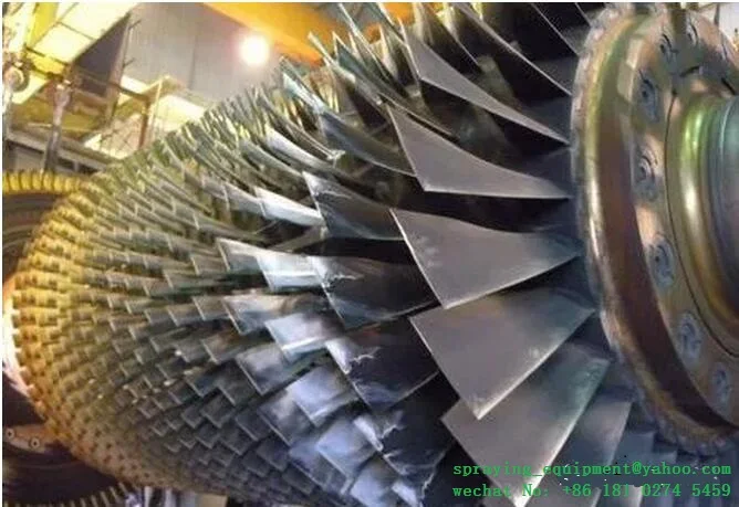 plasma coating machine in aviation field application ,engine impeller coating machine