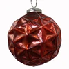 Decorative Dark Red Glass Christmas Hanging Balls