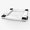 Adjustable White Square Appliance Wheel Rollers Trolley - Wheels for Easy handling for Washing Machine - Dryer home appliance