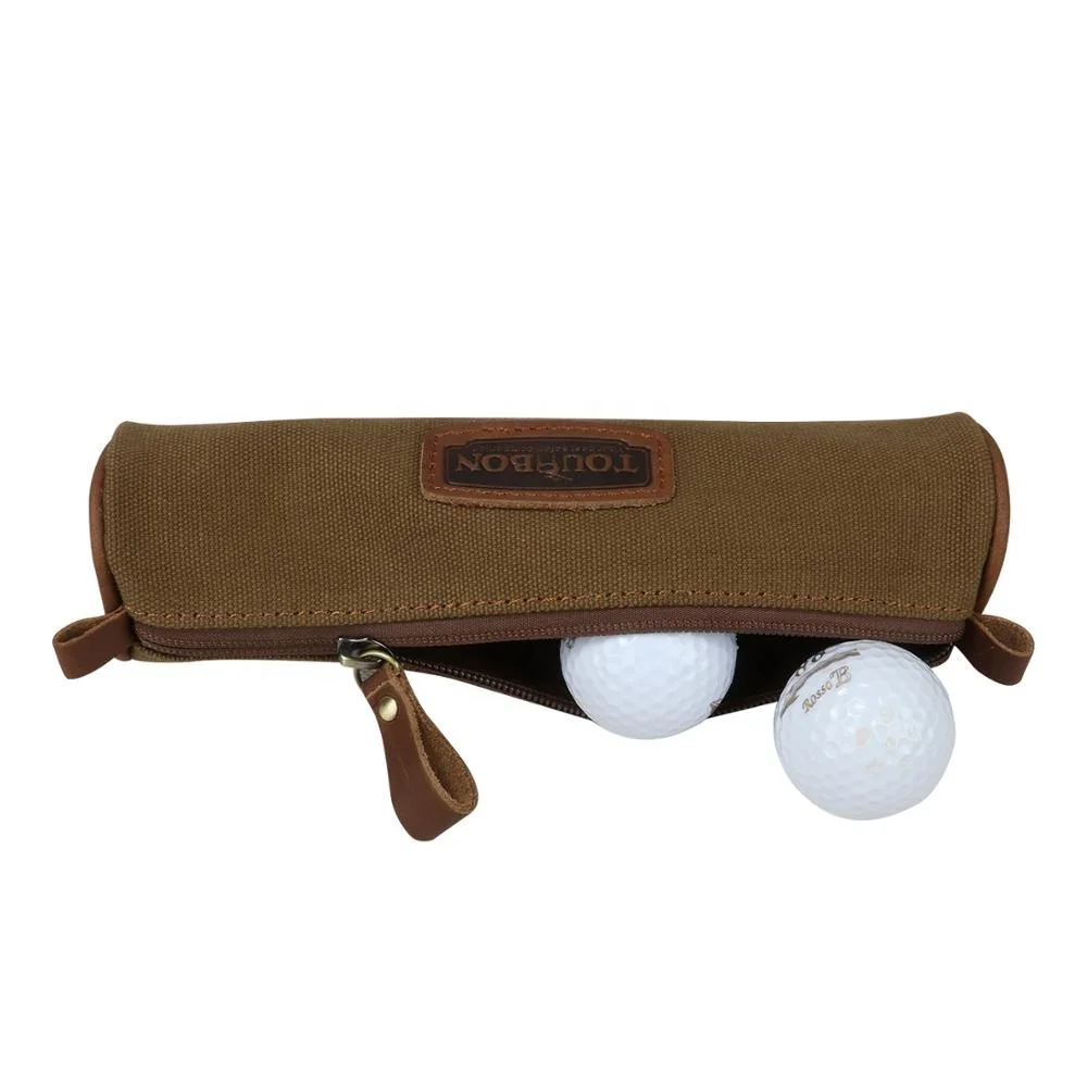 

ultimate golfing accessory custom made canvas golf ball bag, As sample