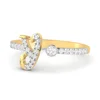 LOZRUNVE Ornaments Adjustable 925 Sterling Silver Initial Ring 14k Gold
