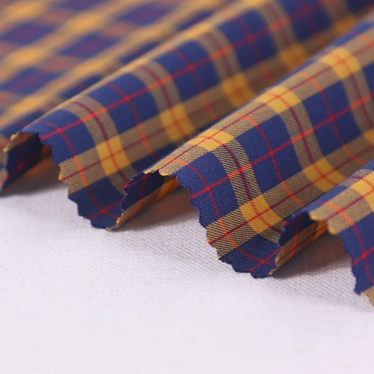 T/c 65/35 Shirting Fabric Definition Yarn Dyed Plaid Fabric Buy