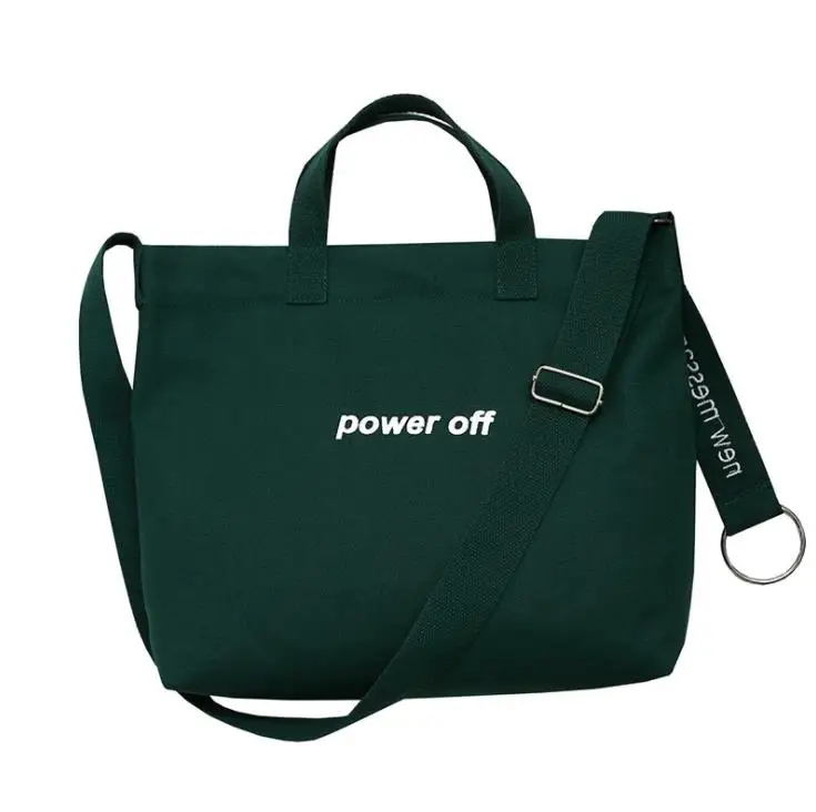 

Wholesale Rope Handle Shopping Cotton Canvas Tote Bag, White,balck,orange canvas bag or customized